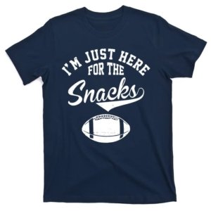 Here For The Snacks Football T-Shirt (Set of 2)