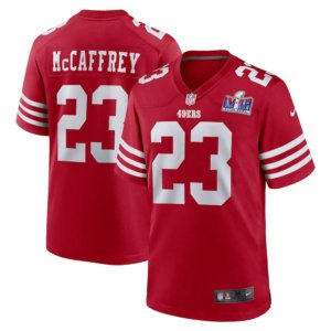 SF49ers McCaffrey Super Bowl LVIII Jersey