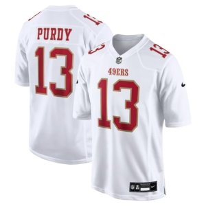 49ers Purdy Tundra White Fashion Jersey