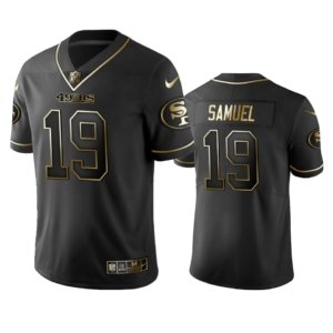 SF49ers Samuel Black Golden Jersey