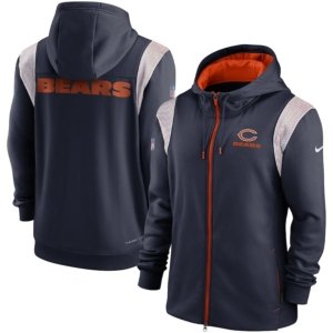 Bears Sideline Performance Full Zip Hoodie