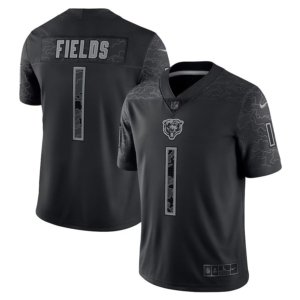 Bears Fields Black Reflective Jersey