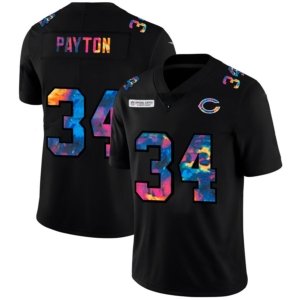 Bears Payton Black Multicolor Jersey