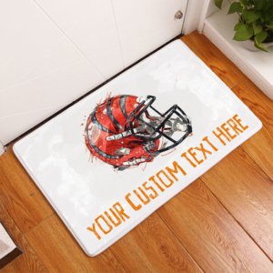 Bengals personalized door mat