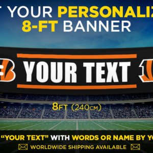 Bengals Personalized Banner