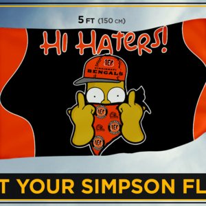 Bengals Simpson flag