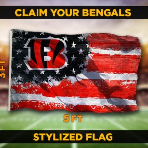 Bengals Stylized Flag