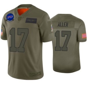 Bills Allen Salute to Service Jersey
