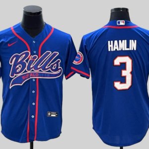 Bills Hamlin Baseball Style Jersey