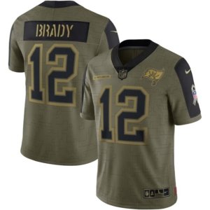 Buccaneers Brady Olive Limited Jersey