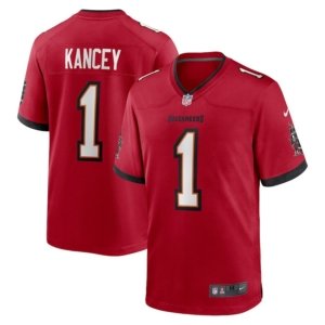 Buccaneers Calijah Kancey Jersey Red