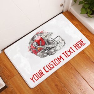 Buccaneers personalized door mat