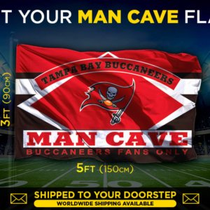 Buccaneers Man Cave Flag