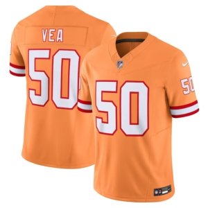 Buccaneers Vea Orange Throwback Jersey