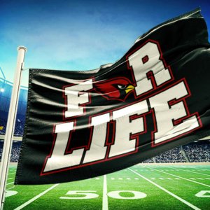 Cardinals for life flag