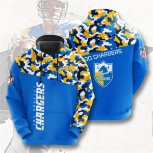 Chargers Camo Colored Hoodie