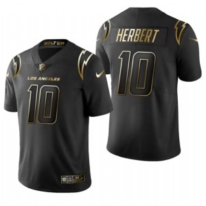 Chargers Herbert Black Golden Jersey
