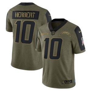 Chargers Herbert Olive Limited Jersey