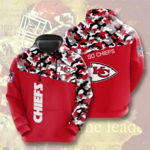 Chiefs Camo Colored Hoodie