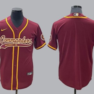 Commanders Baseball Style Jersey