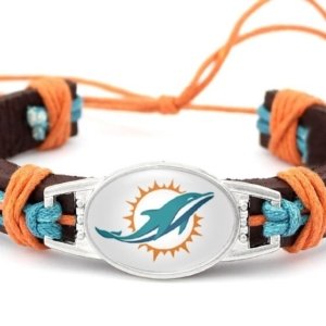Dolphins Leather Bracelet