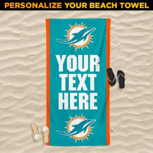 Dolphins Personalized Beach Towel