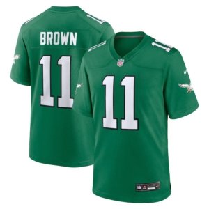 Eagles AJ Brown Jersey Kelly Green