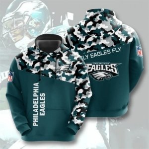 Eagles Camo Colored Hoodie