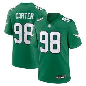 Eagles Carter Kelly Green Jersey