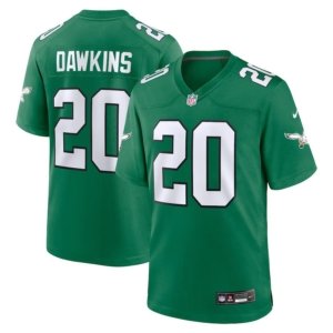 Eagles Dawkins Kelly Green Jersey