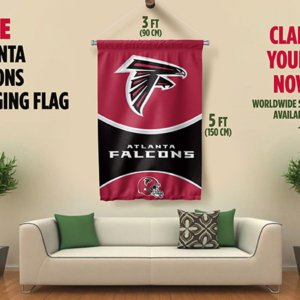 Falcons Hanging Flag