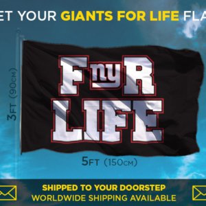 Giants for life flag