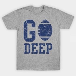 Go Deep Football T-Shirt (Set of 2)