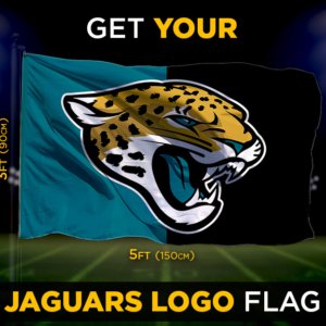 Jaguars Logo Flag