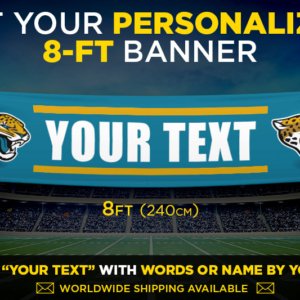 Jaguars Personalized Banner