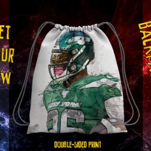 Jets player backpack