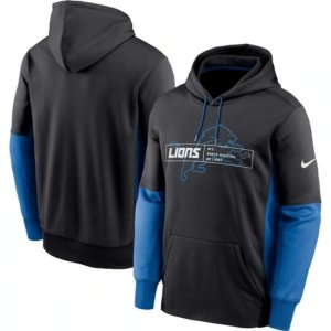 Lions Black Performance Hoodie