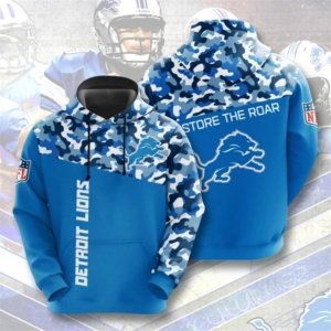 Lions Camo Colored Hoodie