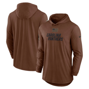 Panthers 2023 Salute to Service Hooded T-Shirt