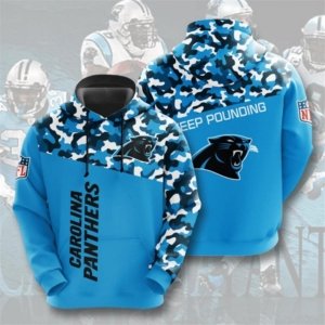 Panthers Camo Colored Hoodie