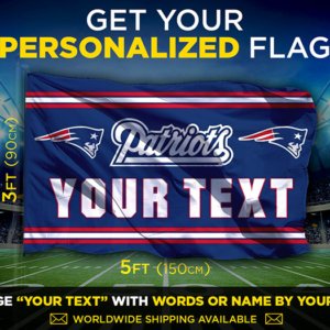 Patriots Custom Flag