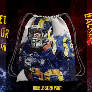 Rams player backpack