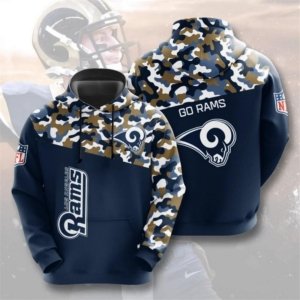 Rams Camo Colored Hoodie