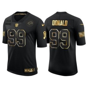 Rams Donald Black Golden Jersey