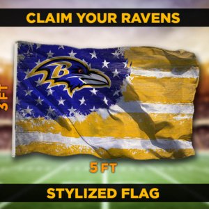 Ravens Stylized Flag