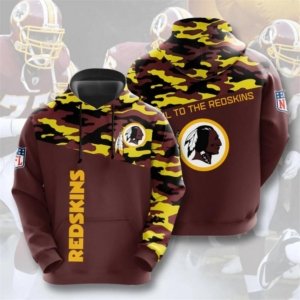 Redskins Camo Colored Hoodie