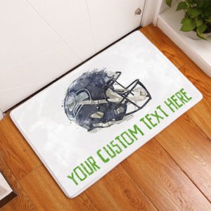 Seahawks personalized door mat