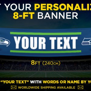 Seahawks Personalized Banner