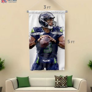 Seahawks Russell Wilson Flag