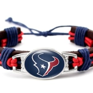 Texans Leather Bracelet